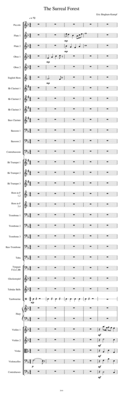 Free Sheet Music The Surreal Forest