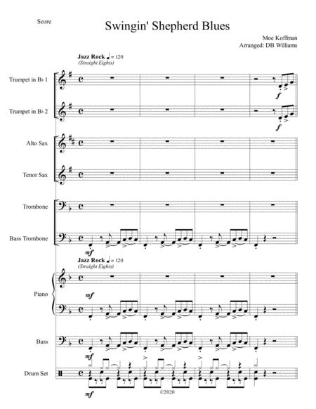 Free Sheet Music The Swingin Shepherd Blues Jazz Combo