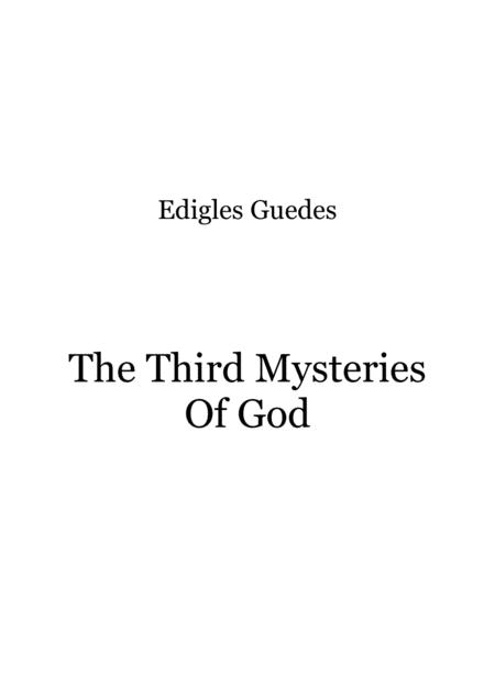 Free Sheet Music The Third Mysteries Of God