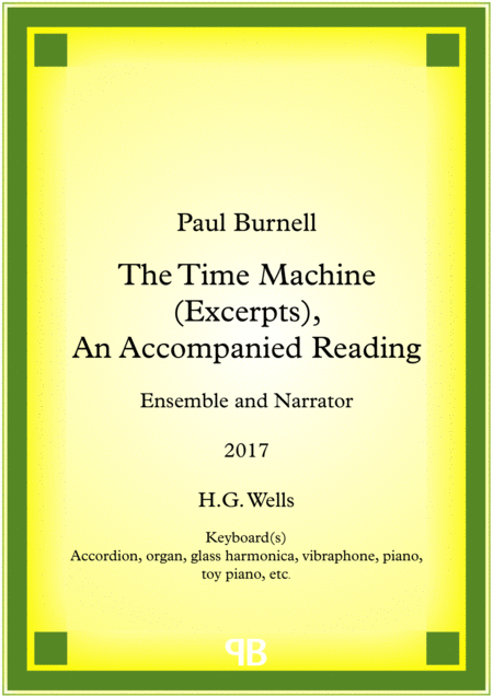 The Time Machine Excerpts An Accompanied Reading Sheet Music