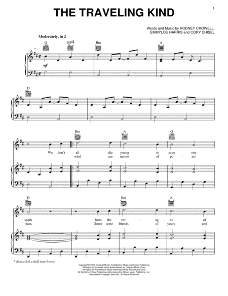 The Traveling Kind Sheet Music