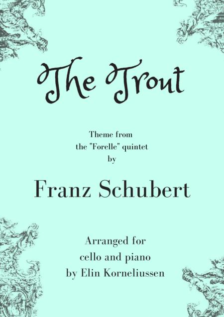 The Trout By Schubert For Cello And Piano Sheet Music