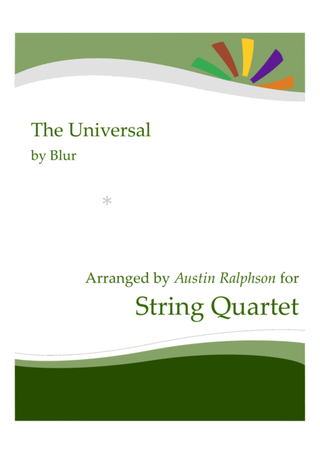 Free Sheet Music The Universal British Gas Advert String Quartet