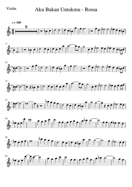 The Vagabond E Minor Sheet Music