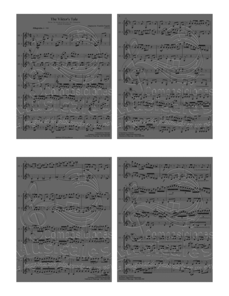 The Viktors Tale Duo Clarinet Sheet Music