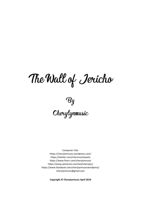 The Wall Of Jericho Sheet Music