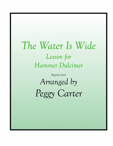 The Water Is Wide Hammer Dulcimer Lesson Sheet Music