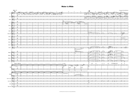 The Water Is Wide Vocal Duet With Big Band And Highland Pipe Band Sheet Music