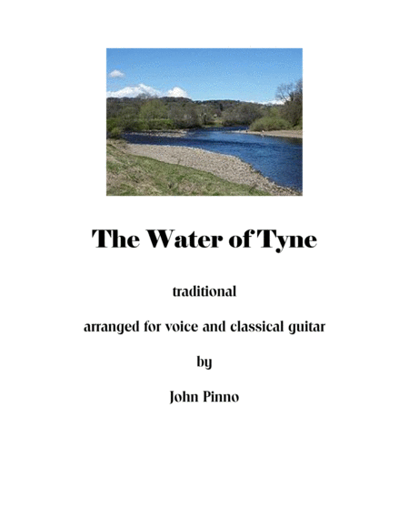 Free Sheet Music The Water Of Tyne For Voice And Classical Guitar