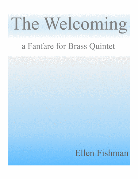 The Welcoming Sheet Music