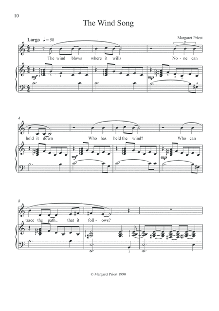 The Wind Song Sheet Music