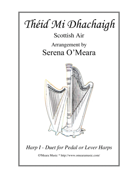 Theid Mi Dhachaidh Harp I Sheet Music