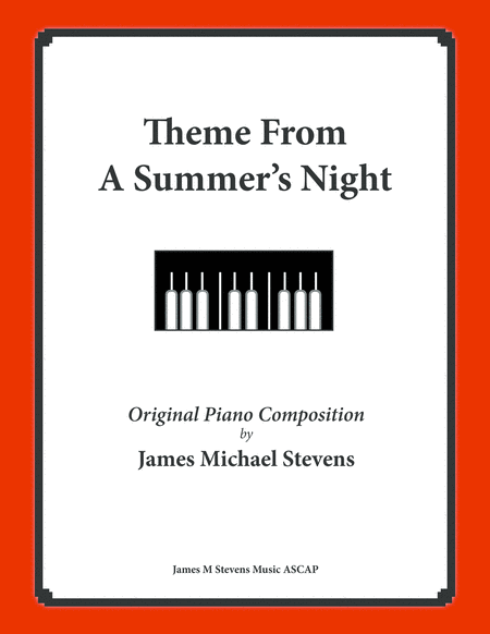 Theme From A Summers Night Sheet Music