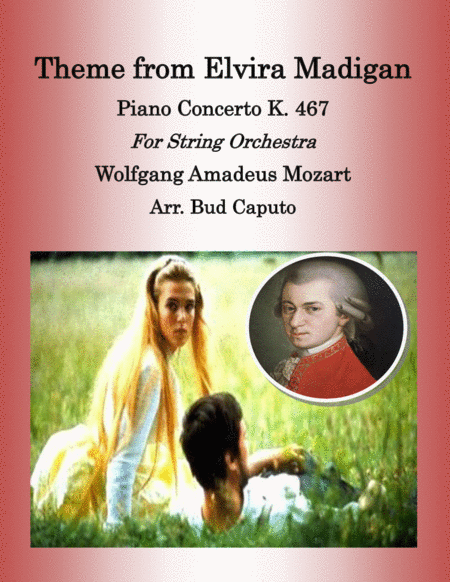 Theme From Elvira Madigan Piano Concerto K 467 For String Orchestra Sheet Music