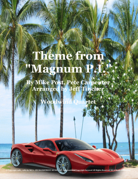 Theme From Magnum P I Sheet Music