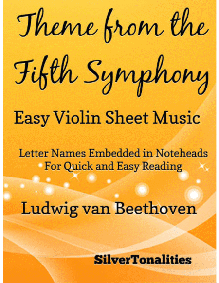 Theme From The Fifth Symphony Easy Violin Sheet Music Sheet Music