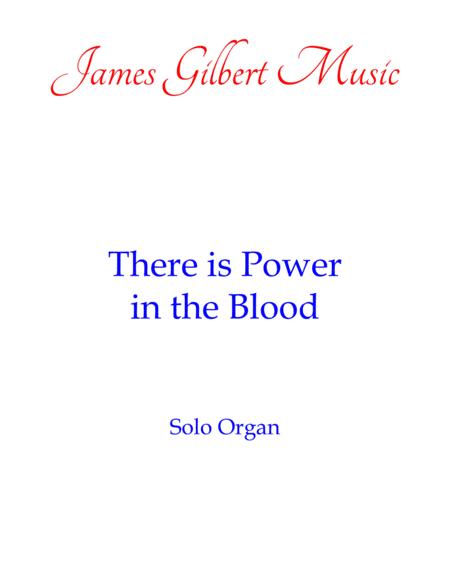 Free Sheet Music There Is Power In The Blood Or