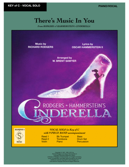 Theres Music In You From Rodger Hammersteins Cinderella Piano Vocal Part Sheet Music