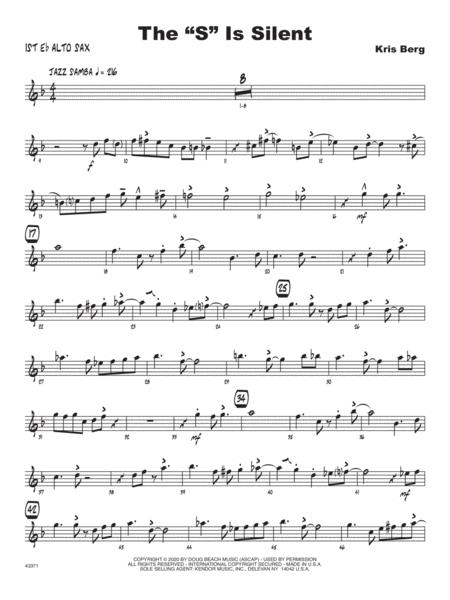 Thes Is Silent 1st Eb Alto Saxophone Sheet Music