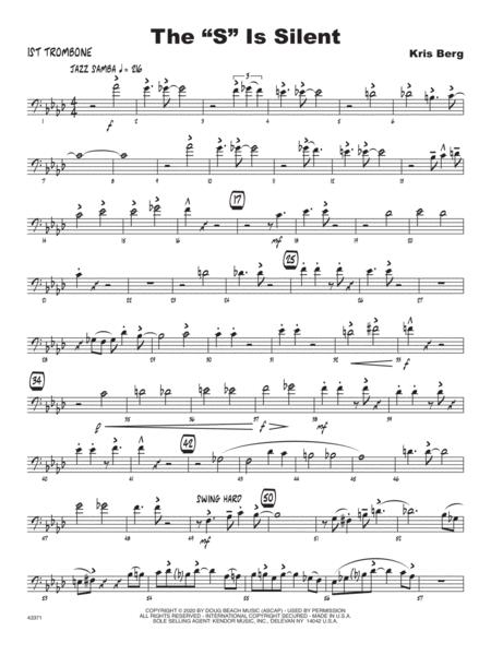 Free Sheet Music Thes Is Silent 1st Trombone