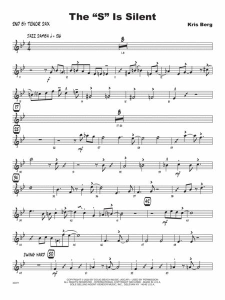 Thes Is Silent 2nd Bb Tenor Saxophone Sheet Music