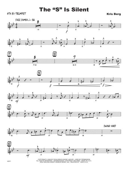 Thes Is Silent 4th Bb Trumpet Sheet Music