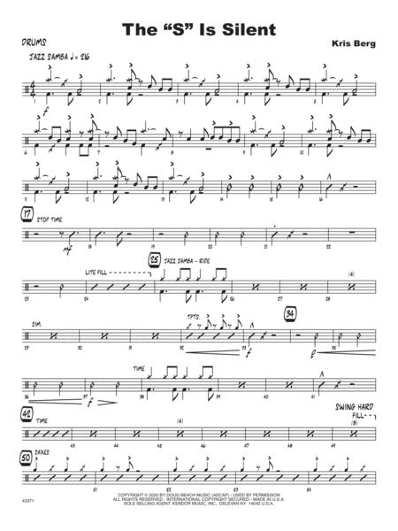 Free Sheet Music Thes Is Silent Drum Set