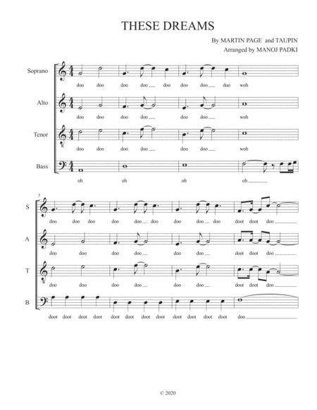 These Dreams Sheet Music