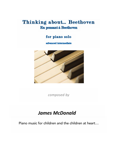 Thinking About Beethoven Sheet Music