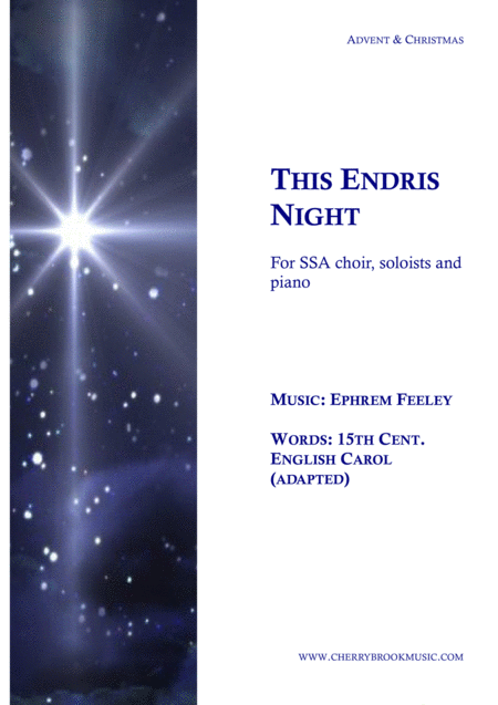 Free Sheet Music This Endris Night