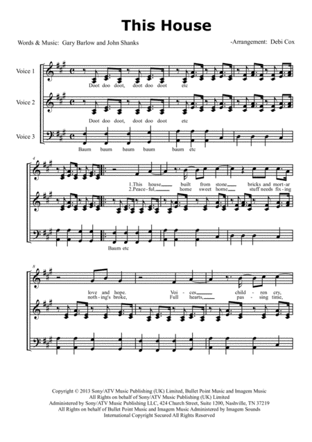 This House Sheet Music