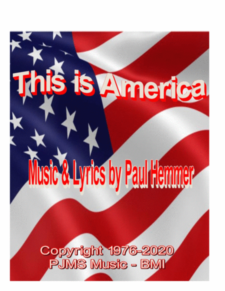 This Is America Satb Piano Sheet Music