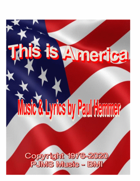 Free Sheet Music This Is America Vocal Piano Sheet Music