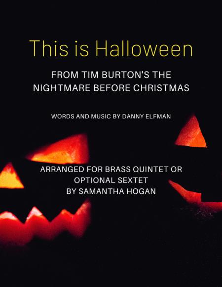 This Is Halloween For Brass Quintet Or Sextet Sheet Music