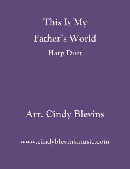 This Is My Fathers World Arranged For Harp Duet Sheet Music