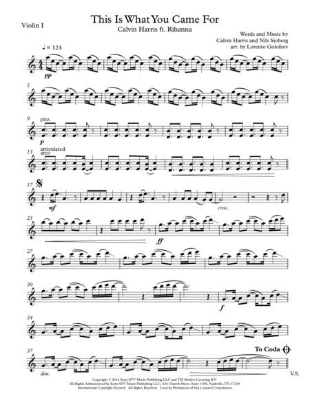 Free Sheet Music This Is What You Came For