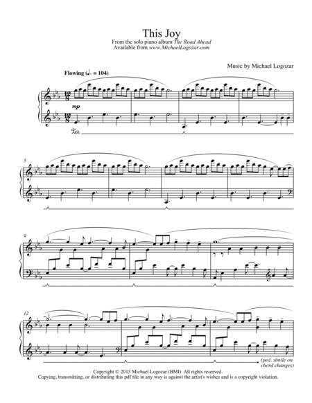 Free Sheet Music This Joy