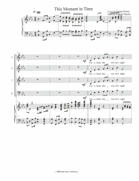 This Moment In Time Sheet Music