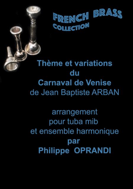 Thme Et Variations Du Carnaval De Venise Sheet Music