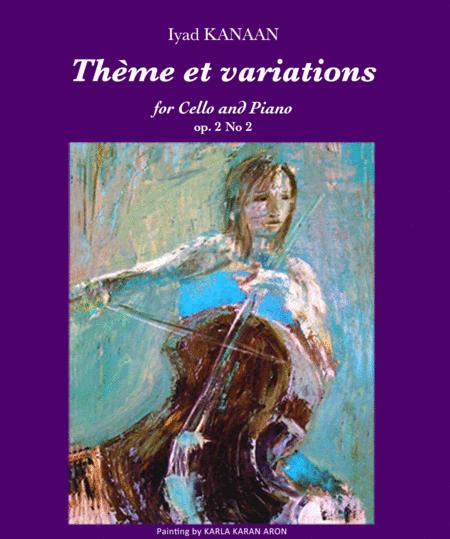 Thme Et Variations For Cello And Piano Op 2 No 2 Sheet Music