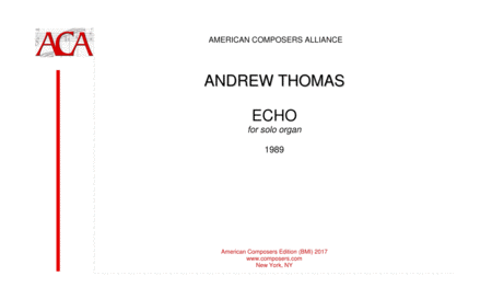 Free Sheet Music Thomas Echo