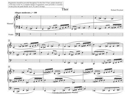 Thor Sheet Music