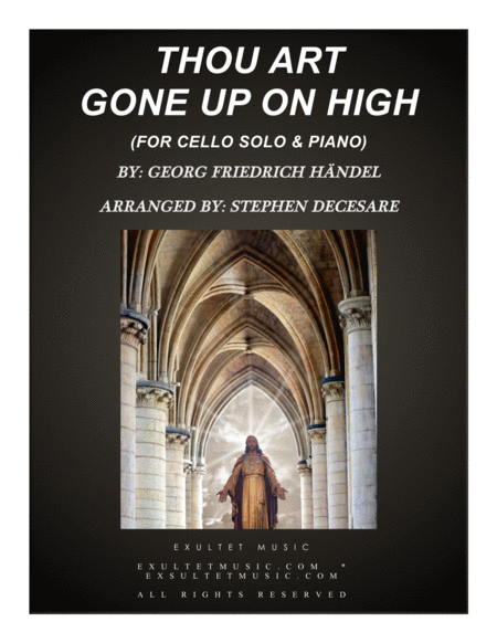 Free Sheet Music Thou Art Gone Up On High For Cello Solo And Piano