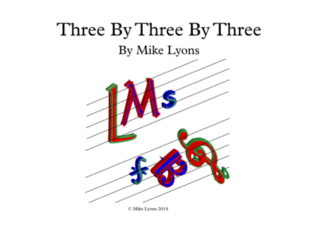 Free Sheet Music Three By Three By Three Junior Brass