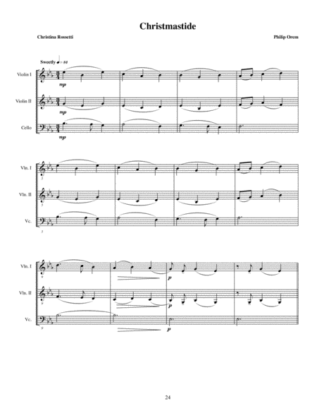 Three Christmas Motets 3 Christmastide Sheet Music