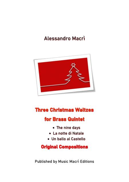 Free Sheet Music Three Christmas Waltzes For Brass Quintet