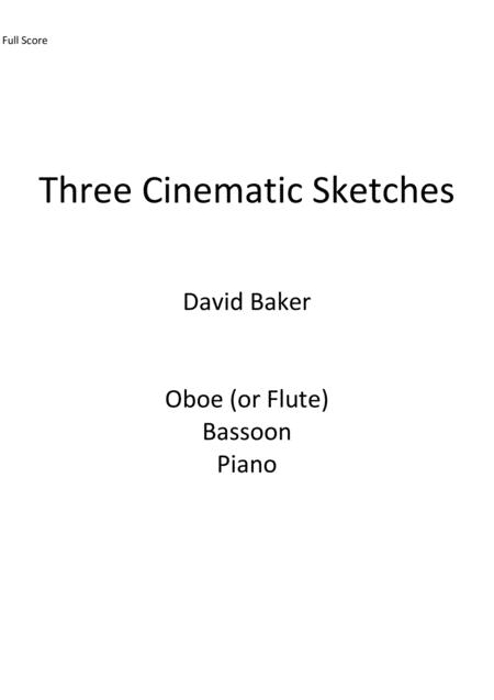 Three Cinematic Sketches Sheet Music