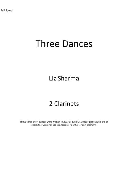 Three Dances Sheet Music