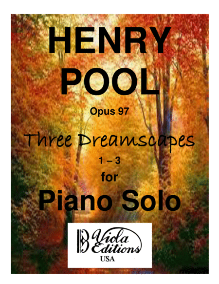 Free Sheet Music Three Dreamscapes For Piano Solo 1 3