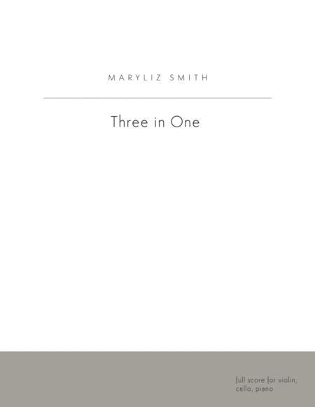 Free Sheet Music Three In One